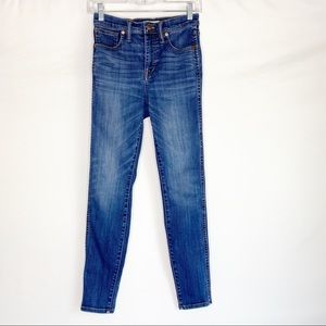 Madewell 10” High-Rise Skinny Jean size 25